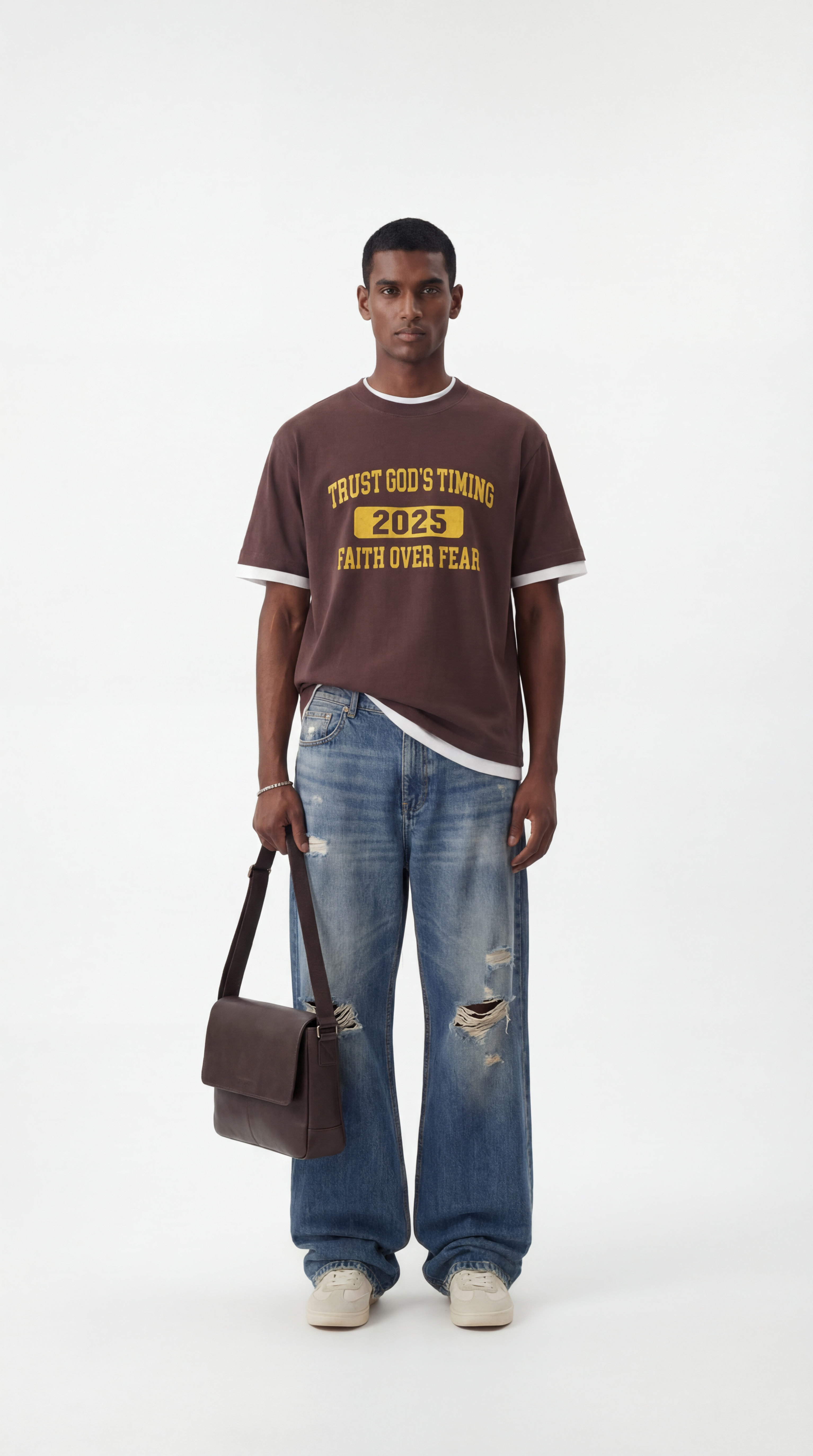 EST. 2025 Faith Over Fear™ Oversized T-Shirt